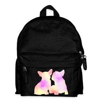 bouledogue français - Sac à dos Enfant - noir - Devant