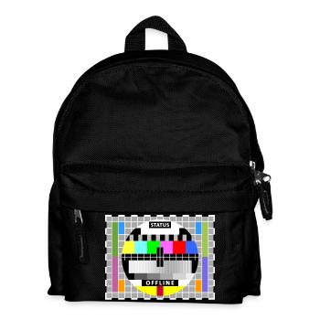 Testbild Display screen test card offline Big Bang - Kinder Rucksack - Schwarz - Vorne