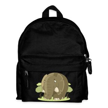 éléphant - Sac à dos Enfant - noir - Devant