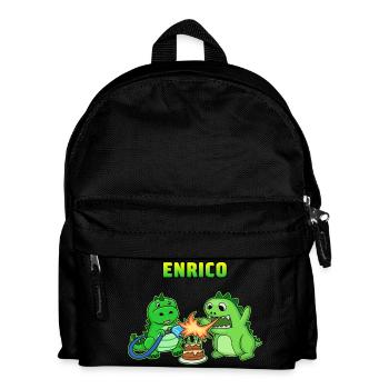 Enrico cadeau d'anniversaire - Sac à dos Enfant - noir - Devant