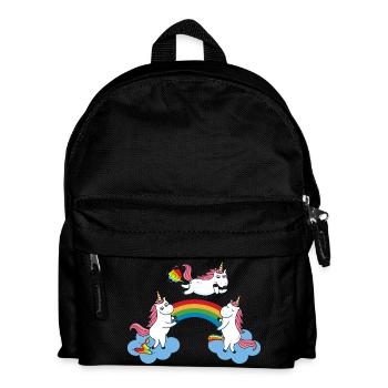 Uro Puking licorne pétant - Sac à dos Enfant - noir - Devant