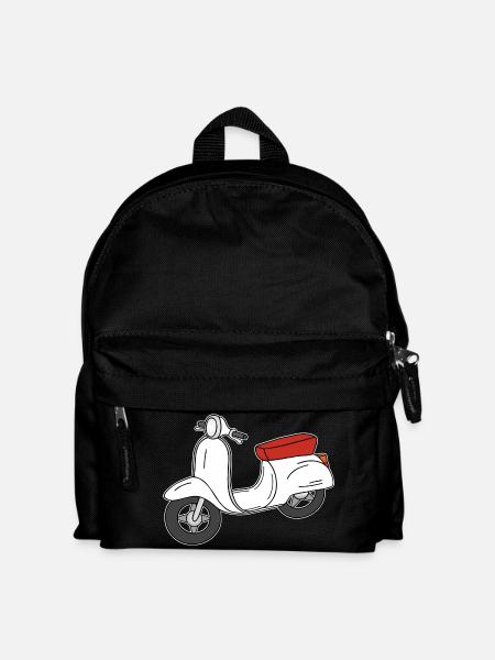 Roller Nostalgie Rerto Kult - Kinder Rucksack - Schwarz