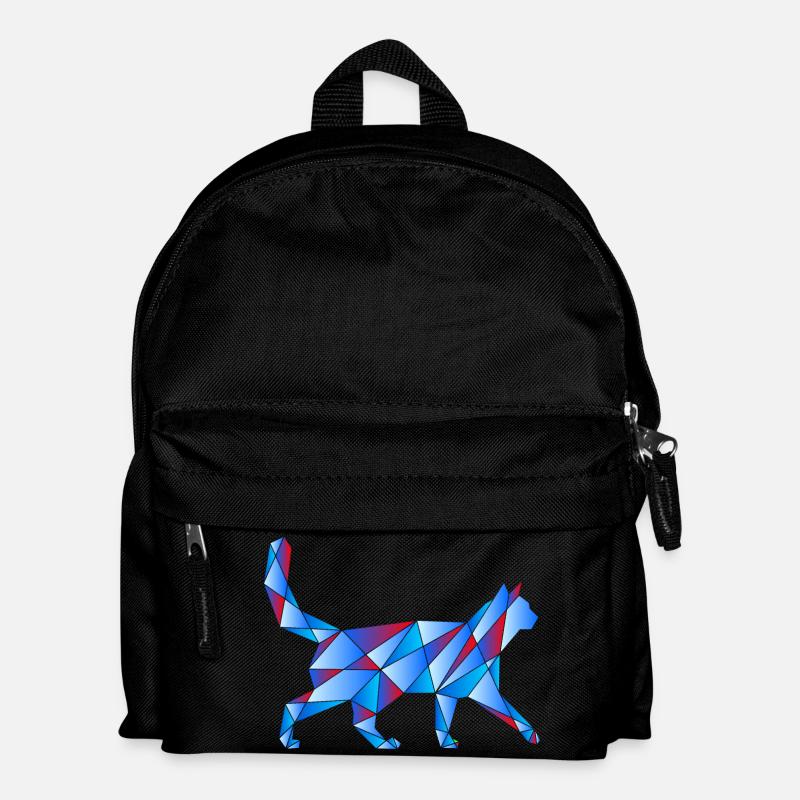 Chat bleu - Sac à dos Enfant - noir