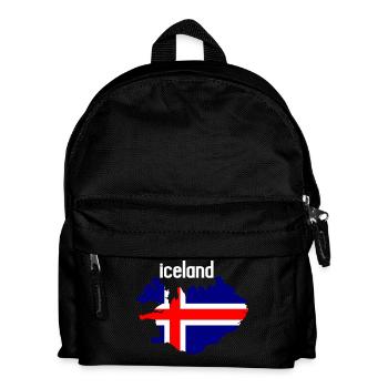 Iceland - Kids' Backpack - black - Front