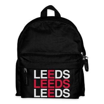 LEEDS England Union Jack Flag - Kids' Backpack - black - Front