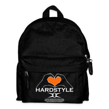 Hardstyle = My Style - Owner Of An Orange Heart - Kids' Backpack - black - Front