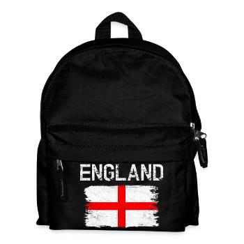 England Brush Strokes Flagge - Kinder Rucksack - Schwarz - Vorne
