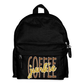 Coffee drinker coffee saying coffee lover - Kids' Backpack - black - Front