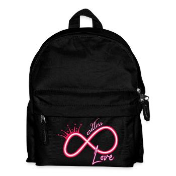 Signe infini néon amour sans fin - Sac à dos Enfant - noir - Devant