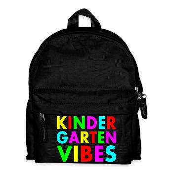 kindergarten vibes - Kids' Backpack - black - Front