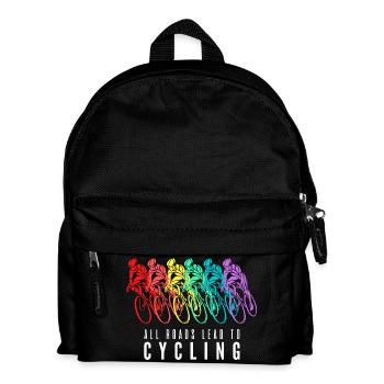 All Roads Lead to Cycling - Sac à dos Enfant - noir - Devant