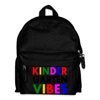 kindergarten vibes - Kids' Backpack - black - Front