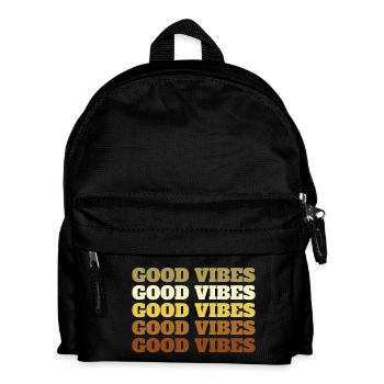 Good Vibes - Kinder Rucksack - Schwarz - Vorne