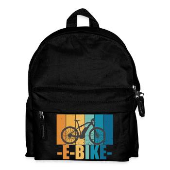 E-Bike Bike Vintage E Bike Batterie Cadeau - Sac à dos Enfant - noir - Devant