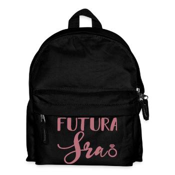 Futura Sra. Engagement Party Bridal Shower Wedding - Kids' Backpack - black - Front