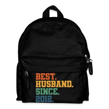 Bester Ehemann seit 2012, Geschenk zum 11-jährigen Jubiläum - Kinder Rucksack - Schwarz - Vorne