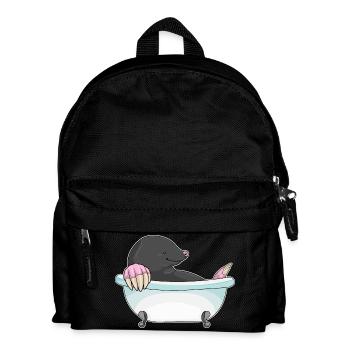Mole Bathing Bathtub - Kids' Backpack - black - Front