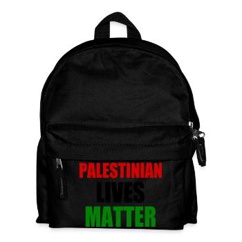 Palestinian lives matter - Kids' Backpack - black - Front