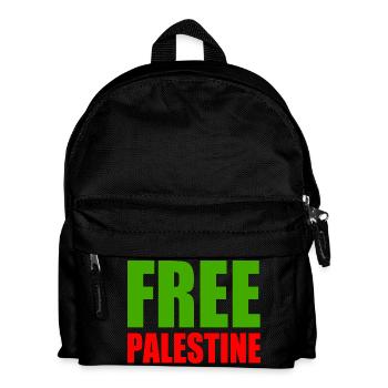 Free palestine - Kids' Backpack - black - Front