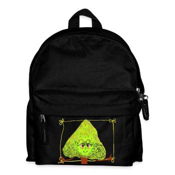 Fantastischer Baum mit Streuseln - Kinder Rucksack - Schwarz - Vorne
