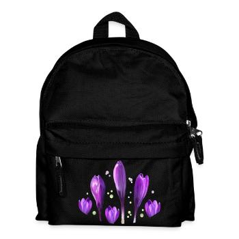 Krokusse - Kinder Rucksack - Schwarz - Vorne