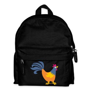 coq coq Pâques ferme volaille animaux oeuf - Sac à dos Enfant - noir - Devant