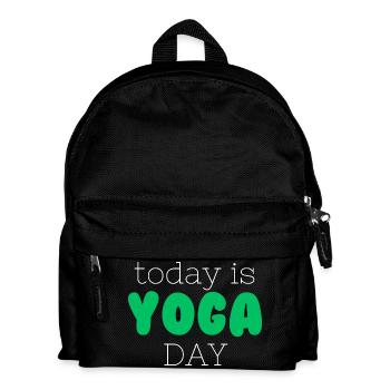 International Yoga Day - Kinder Rucksack - Schwarz - Vorne