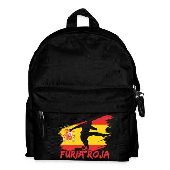 Spanien Fußball - Kinder Rucksack - Schwarz - Vorne
