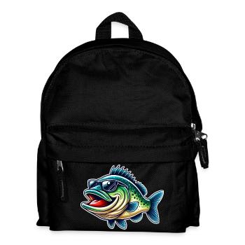 Perch fishing - Kids' Backpack - black - Front