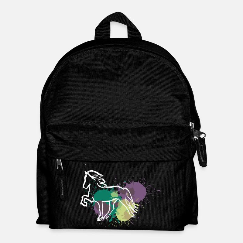 Violet Tölt - Kinder Rucksack - Schwarz