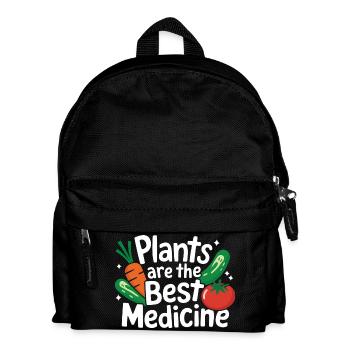 Vegetarian Vegan Veggie Vegetarian - Kids' Backpack - black - Front