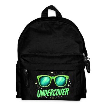 Lunettes de soleil drôles et costume de discours infiltré - Sac à dos Enfant - noir - Devant