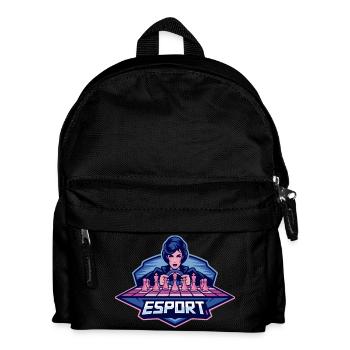 Queen Chess Pieces Sketch eSport Spiel - Kinder Rucksack - Schwarz - Vorne