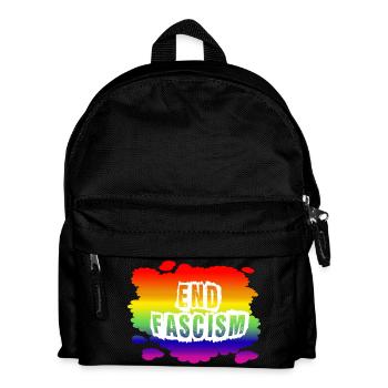 Stop AfD against right, democracy, diversity, left - Kids' Backpack - black - Front