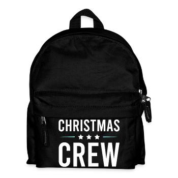 Christmas Crew - Kinder Rucksack - Schwarz - Vorne