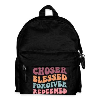 Chosen Forgiven Redeemed - Kids' Backpack - black - Front