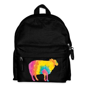 Schäfer Schaf - Kinder Rucksack - Schwarz - Vorne