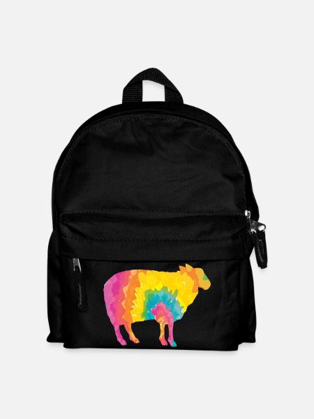 Schäfer Schaf - Kinder Rucksack - Schwarz