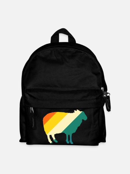 Schäfer Schaf - Kinder Rucksack - Schwarz