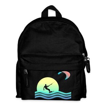 Windkind Kitesurfer - Kids' Backpack - black - Front
