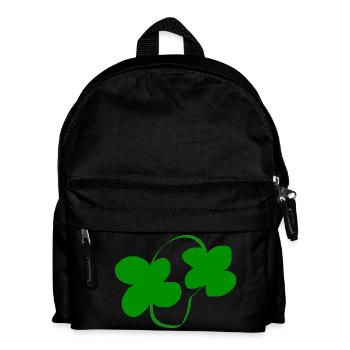Lucky Leaves - Kids' Backpack - black - Front