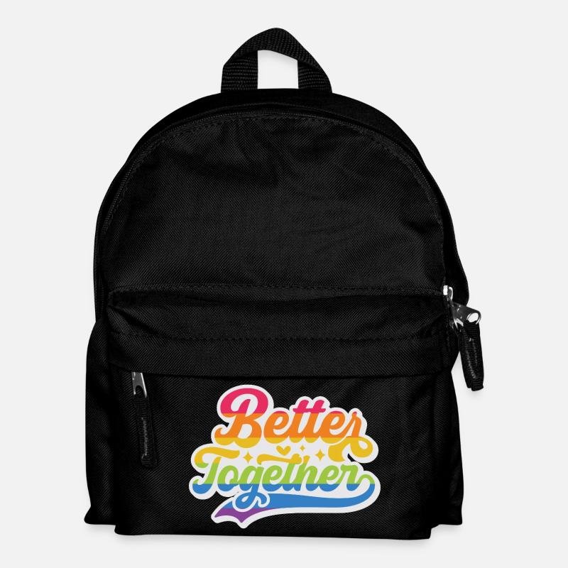 LGBT Pride Month - Gemeinsam besser - Kinder Rucksack - Schwarz
