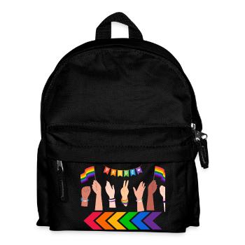 Pride Finger - Kids' Backpack - black - Front