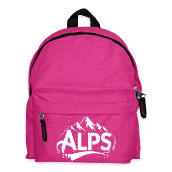 Alps - Hiking Design - Kids' Backpack - fuchsia - Front