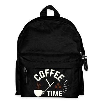 coffee time - Kids' Backpack - black - Front