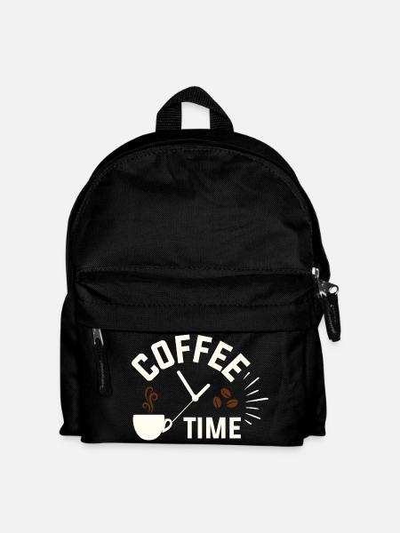 coffee time - Kids' Backpack - black