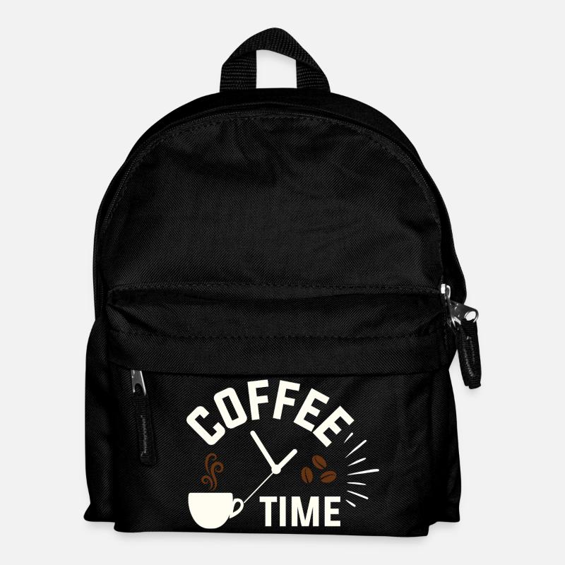 coffee time - Kids' Backpack - black