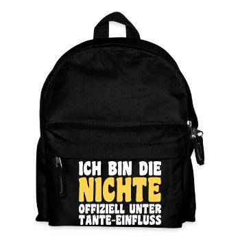 Family motif nephew - Kids' Backpack - black - Front