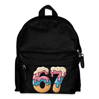 Donut 69 Glaçage NéonPrint - Sac à dos Enfant - noir - Devant