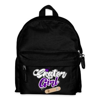 skater girl - Kids' Backpack - black - Front
